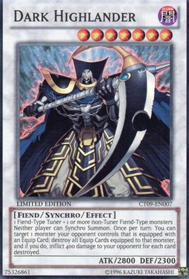 Dark Highlander - CT09-EN007 - Super Rare - Limited Edition - Near Mint-image