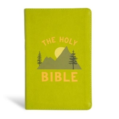 B&H Publishing Group KJV Kids Bible, Green Leathertouch (Leather Bound)-image