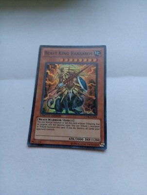 Beast King Barbaros CT08-EN005 YuGiOh SUPER RARE Limited Ed 2011 Collector NM x1-image