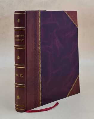 Harpers Weekly : A Journal Of Civilization. Volume 9 Jan-June 1865 Leather Bound-image