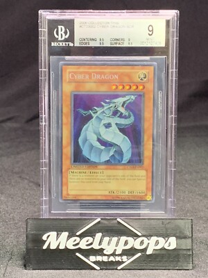Cyber Dragon Yu-Gi-Oh! 2006 Collector Tins #CT03-EN002 SCR BGS 9 MINT-image