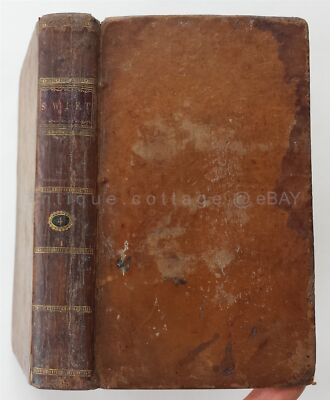 1784 antique WORKS of JONATHAN SWIFT vol IV LETTERS christian politics -image