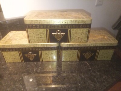 Yugioh 2021 Mega Tin of Ancient Battles - 3 EMPTY Storage Tins-image
