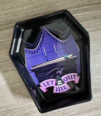 Disney Parks The Haunted Mansion Let Me Out Coffin Trinket Tray New 2023!-image