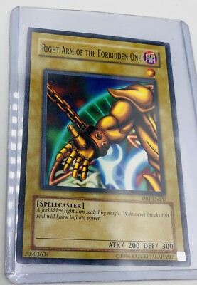 Right Arm of the Forbidden One 1996 Yugioh Card-image