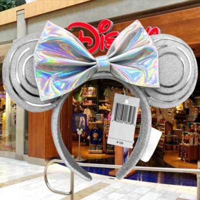 Disney`Parks authentic Tron Minnie Mouse Ear Headband Shanghai Disneyland-image