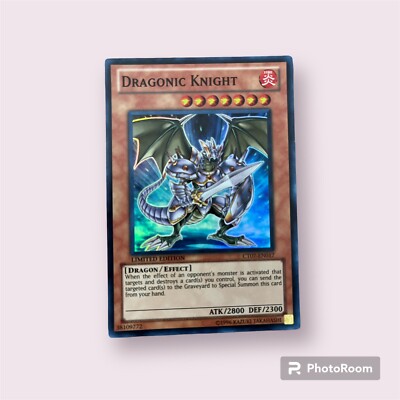 Yu-Gi-Oh! Dragonic Knight CT07-EN017 Limited Super Rare NM Holo-image
