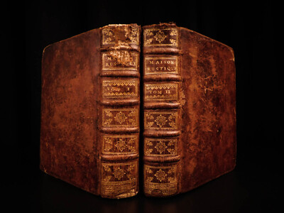1749 Liger Rustic House Bees Beekeeping Hunting Wine Cuisine Maison Rustique 2v-image
