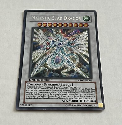Yugioh MAJESTIC STAR DRAGON Secret Rare CT06-EN003 Limited Edition VLP-image