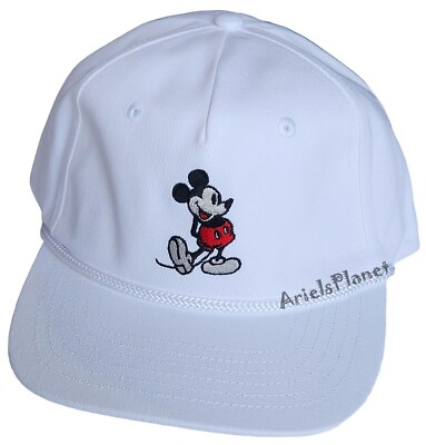 Walt Disney World Parks Mickey Mouse White Baseball Hat Cap for Adults-image