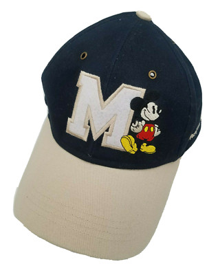 Walt Disney World Mickey Mouse M Disney Parks Baseball Cap Hat Adjustable Black-image