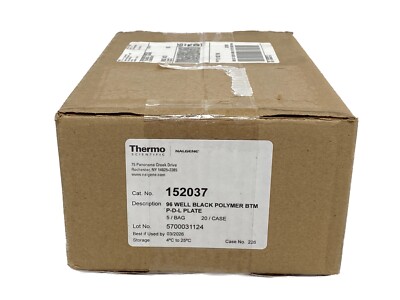 (20/Cs) THERMO 96-Well Black Poly-D-Lysine Optical Polymer Btm Microplates152037-image