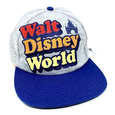 Disney Parks Walt Disney World Retro '71 Logo Embroidered Adult Baseball Hat NWT-image