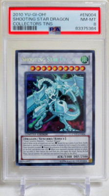 2010 YuGiOh CT07-EN004 Limited Shooting Star Dragon Secret Rare PSA 8-image