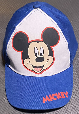 Mickey Mouse Hook & Loop Adjustbl Closure Walt Disney World Baseball Cap Toddler-image