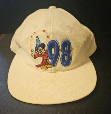 Vintage 1998 Fantasia MICKEY MOUSE Walt Disney World Snapback Hat-image