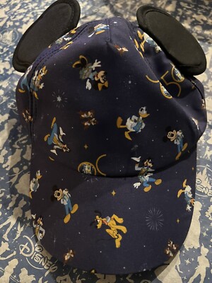 Walt Disney World 50th Anniversary Mickey Mouse & Friends Youth Hat NEW-image