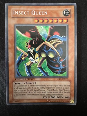 Yu-Gi-Oh! TCG Insect Queen 2004 Collector's Tins CT1-EN005 Limited Edition...-image
