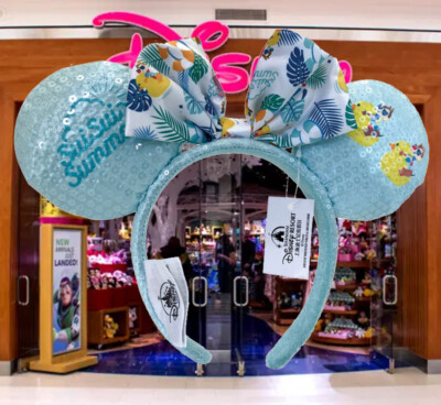 Disney-Resort Collection 2024 Ears Sequin Sui Sui Summer Chip & Dale Headband-image