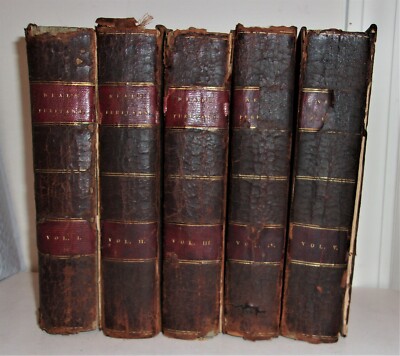 RELIGION: HISTORY OF THE PURITANS, 1816, Daniel Neal, 5 volumes, Leather-image