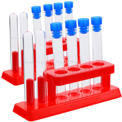  Tube Rack Suit Child Small Tubes with Caps Test Storage Science Learning Tools-image