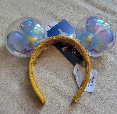 Disney Parks WDW 50th Anniversary Light Up Balloons Mouse Ears Headband-image