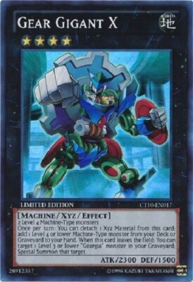 *** GEAR GIGANT X ***  SUPER RARE CT10-EN017 (LP) YUGIOH!-image