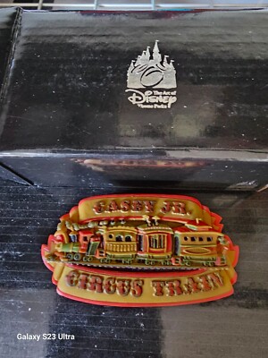 WDW RARE Olszewsk Fantasyland Casey Jr. clrcus Traln Trinket Box IOB-image