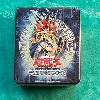 YUGIOH 2004 Booster Pack Collectors Tin Japanese Black Luster Soldier  - SEALED-image