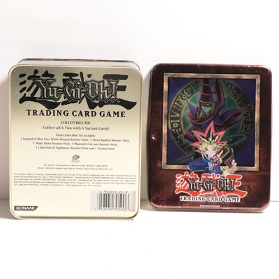 Yugioh Collector's Tin: Yugi and Dark Magician 2002  EMPTY TIN ONLY-image