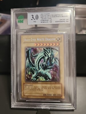 Yu-Gi-Oh! 2002 Blue-Eyes White Dragon BPT-Collector's tins BPT-003 MNT 3-image