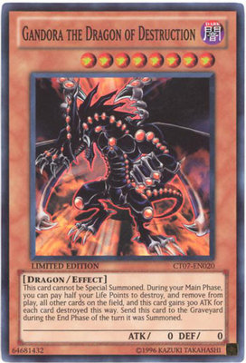 Yugioh CT07-EN020 Gandora the Dragon of Destruction Super Rare-image