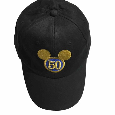 Walt Disney World Embroider 50 Years Of Theme Parks Celebration Mickey Hat-image