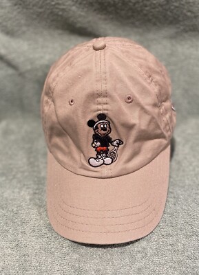Pre Owned Unisex Beige Walt Disney World Resort Mickey Mouse Adjustable Hat-image