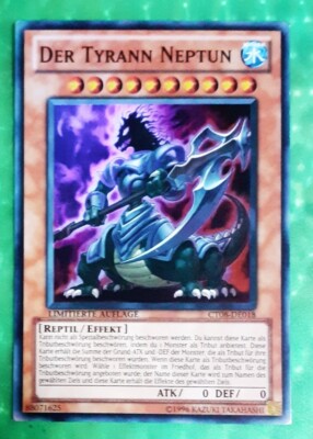 Yu-Gi-Oh CT08, The Tyrant Neptune, Near Mint, Limited Edition-image