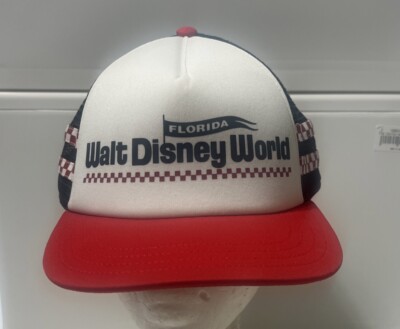 Walt Disney World SnapBack Hat Florida VANS Trucker Baseball Mesh Cap-image