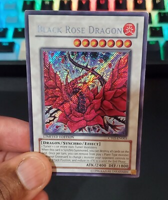 Yu-Gi-Oh! TCG Black Rose Dragon (CTO5-EN003) Secret Rare Limited Edition-image