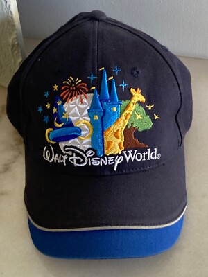 WALT DISNEY WORLD TRUCKER HAT 3D EMBROIDERED SIX PANEL STRAPBACK ADULT-image