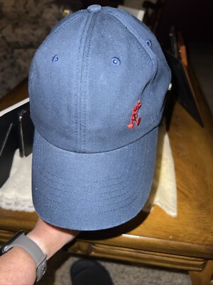 Walt Disney World Navy with Red Mickey Mouse Left of Center Hat Cap Strap Buckle-image
