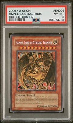 PSA 8 - Hamon, Lord of Striking Thunder 2006 Collector's Tins Yugioh-image