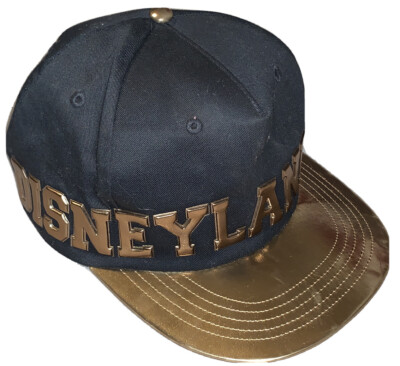Disneyland Resort Black & Gold Large Spellout Hat-image