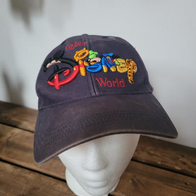 Walt Disney World Hat Adjustable SnapBack Black Raised Embroidery Mickey Mouse-image
