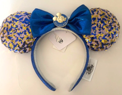 Walt Disney World 50th Anniversary Passholder Minnie Ears Headband-NWT-image