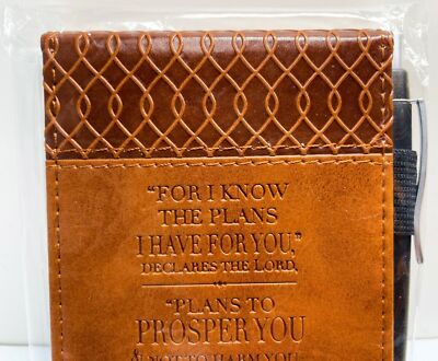 For I Know the Plans I Have for You Lux-Leather Journal: Brown (English) Leather-image