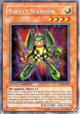 Moderately Played Rocket Warrior - CT2-EN005 - Secret Rare - Limited Edition - Y-image