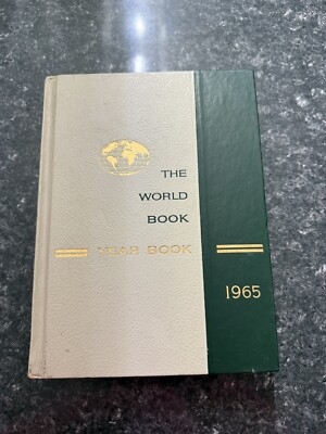 The World Book 1967 Year Book (1967, Leather Bound Hardback)-image