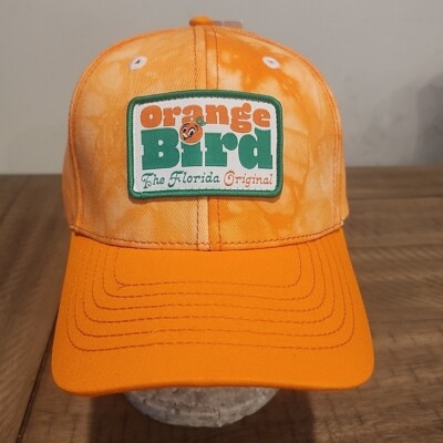 2024 Disney Parks Epcot Flower & Garden Orange Bird Baseball Hat NWT!-image