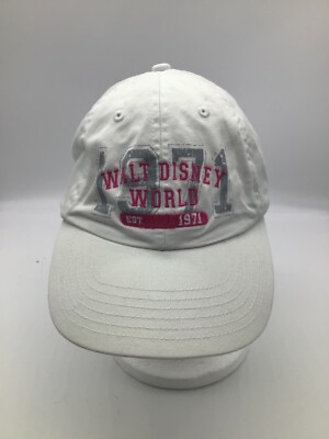 Walt Disney World (Disney Licensed) White Adjustable Baseball Cap H4-image