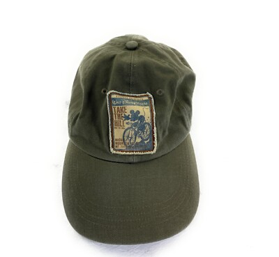 Walt Disney World Men's Extreme Adventure Mickey Mouse Take the Hill Green Hat-image
