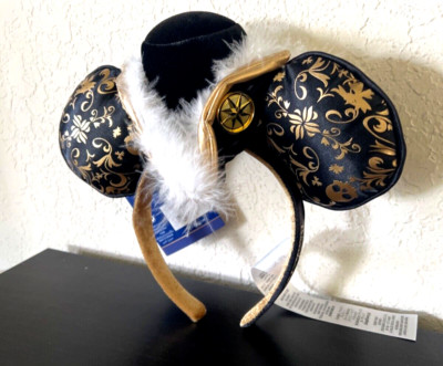 Disney Main Attraction Pirates Caribbean Mickey Mouse Ears HEADBAND WDW 50th NEW-image